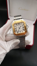 Cartier Santos automático two-tone