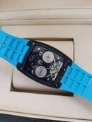 Jacob & Co. Epic X Skeleton  – Pulseira Azul.